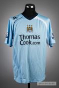 Darius Vassell blue Manchester City No.12 home jersey v Arsenal at City of Manchester Stadium on