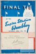 VIP edition of the Arsenal v Sheffield United F.A. Cup Final programme played at Wembley Stadium