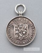1905 Professional Golfers Association silver medal Scotland v England, awarded to James Braid, of