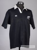 Marc Ellis match worn No.10 All Blacks Jersey, worn during the 1993 New Zealand tour of England &