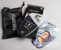 Javier Zanetti signed pair of Flex Gx-Pro shin guards to commemorate Zanetti's role in Inter Milan's