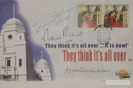 “They think it's all over ... it is now” Autographed Editions England 1966 signed commemorative