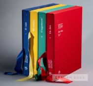 1992 Barcelona Olympic Games Official Report, four vols. 1,776 pages, cloth covers with slip