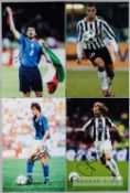 Collection of signed football photographs of the Italian international and Juventus FC players all