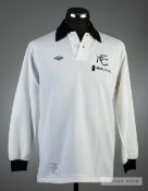 Bobby Moore white Fulham No.6 1975 F.A. Cup Final jersey, by Umbro, long-sleeved, inscribed FFC,