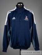 Navy, grey and white Tottenham Hotspur 2002 Worthington Cup Final tracksuit top, played in the