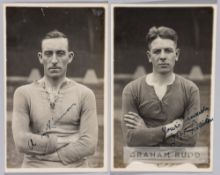 Angus McKinnon and Joe Filliston signed Charlton Athletic player portrait postcards, each Gert. A