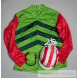 A P McCoy Aintree winning racing colours, the silks worn by the jockey aboard the P J Martin-owned