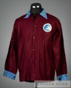Ray Wilson claret and blue UEFA Rest of Europe No.3 representative shirt from the match v