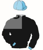 The British Horseracing Authority Sale of Racing Colours: BLACK, LIGHT BLUE cap The British
