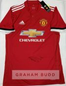 Luke Shaw signed Manchester United replica jersey, signed in black marker pen to front, brand new