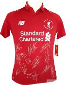 Liverpool 2018-19 Champions League-winning squad signed red Liverpool special edition