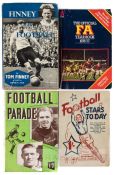 A quantity of football-related books and annuals, dating between 1940s and 1990s, comprising