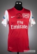 Andrey Arshavin red Arsenal No.23 Poppy home jersey v West Bromwich Albion on 5th November 2011,