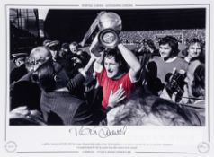 Liverpool's Tommy Smith, Jimmy Case and Phil Neal signed limited edition photographs, two 6 by 12in.