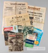 A collection of 140 plus European Cup Finals programmes from 1959 to 2010, mostly European Cup