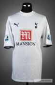 Anthony Gardner white Tottenham Hotspur No.30 home jersey, season 2006-07, short-sleeved, with