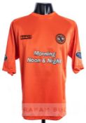 Alan Archibald orange Dundee United No.7 jersey, season 2003-04, short-sleeved, with BANK OF