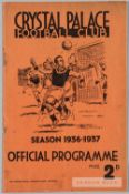 Dulwich Halmet v Bromley F.A. Amateur Cup Semi-final programme played at Crystal Palace FC 20th