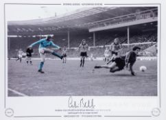 Manchester City's Colin Bell signed limited edition photograph, Colin Bell limited edition 36 of