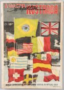 1950 Brazil World Cup 'A Gazeta Ilustrada & Sportiva' commemorative magazine, 196-page, with