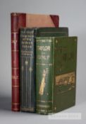 Three volumes on golf, J.H. Taylor's 'Taylor on Golf', 1902 1st edition, frontispiece and front
