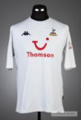 Freddie Kanoute white Tottenham Hotspur No.21 third choice away jersey v Partizan Belgrade in the