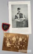 Hampshire Football Association b&w photograph on board, circa 1894-95, 10 by 8in. show the Hampshire