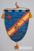 Official Spanish F.A. pennant presented to the Football Association during the 1965 UEFA Youth