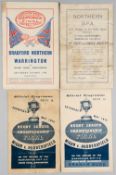 A collection of nine 1940s Rugby League Championship finals programmes, all played at Manchester
