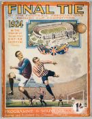 Programme for the 1924 FA Cup Final Aston Villa v Newcastle United, played at Wembley on 24th April,