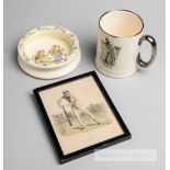 Cricket related memorabilia including a W.G. Grace tankard,  the Britannia designed W.G. Grace