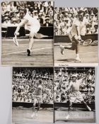 Collection of Tennis photographs, circa 1940s, ten photographs of varying sizes 8 by 6in. and 10