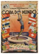 1950 Brazil FIFA World Cup ‘Copa Do Mundo Taca Jules Rimet’ commemorative edition report,  published