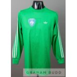 Green Finland U-21 no.1 goalkeeper's jersey from the U-21 International v England played at