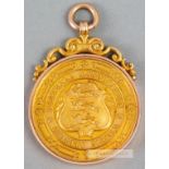 F.A. Charity Shield winner's medal awarded to a Newcastle United player for the match v