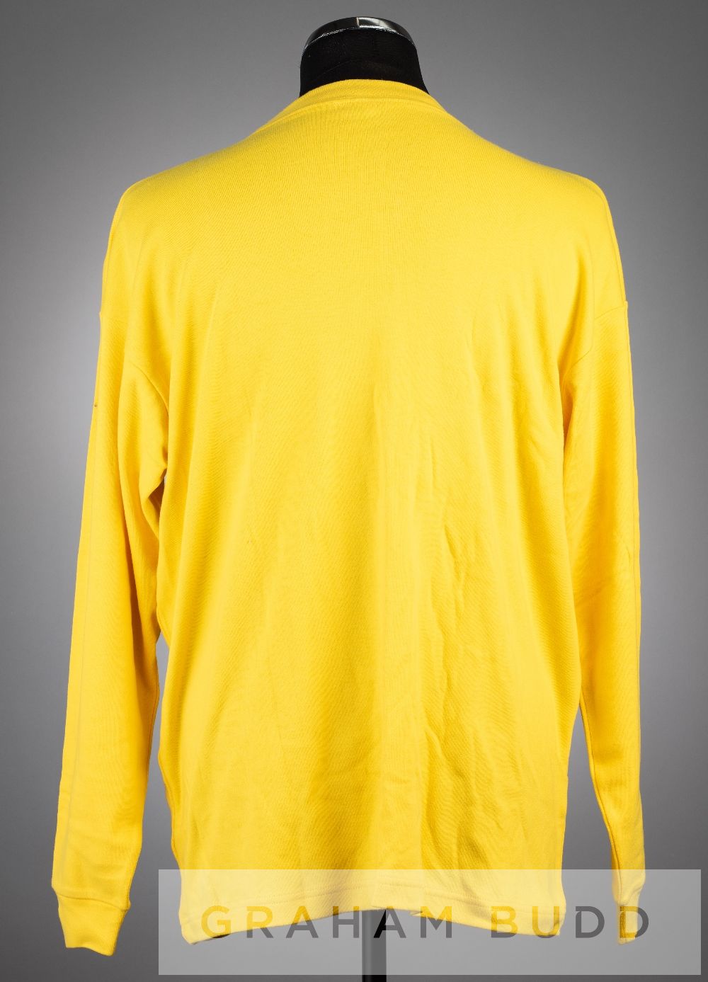 Gordon Banks signed yellow retro 1966 England World Cup winner jersey v West Germany, played at - Image 2 of 2