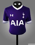 Dele Alli purple Tottenham Hotspur No.20 away jersey from the pre-season campaign of 2015-16,