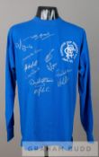 Rangers FC team-signed blue retro jersey from the European Cup Winners Cup Final v Dynamo Moscow