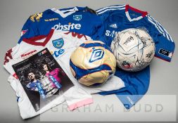 Portsmouth FC jerseys and memorabilia v Chelsea in the FA Cup Final at Wembley, 15th May 2010,