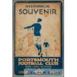 Historical Souvenir of the Portsmouth Football Club 1898-1927 booklet, 72-page with colour