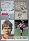 A collection of player autographs from Sheffield United teams dating from the 1960s onwards,