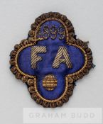 Football Association badge issued to Councillor A.G. Hines for the Sheffield United v Derby County