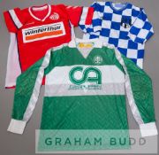 Two Boldklubben 1909 jerseys, circa early 1990s, both by Hummel, the first a short-sleeved no.8