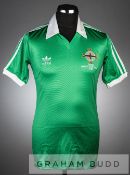 Bobby Campbell green and white Northern Ireland no.21 jersey in the FIFA World Cup in Spain, 13th