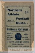 A bound volume containing four editions of the Northern Athlete Football Guide for seasons 1911-12