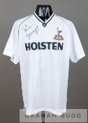 Paul Gascoigne signed Tottenham Hotspur replica jersey, short-sleeved with club crest and sponsor