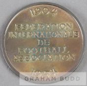 FIFA 50th anniversary medal issued in conjunction with the 1954 World Cup in Switzerland, obverse