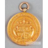 1908 F.A. Amateur Cup winner's medal awarded to F. Aston of the Royal Engineers Depot Battalion,