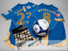 Portsmouth FC jerseys, programme and football v Manchester United in the FA Community Shield at